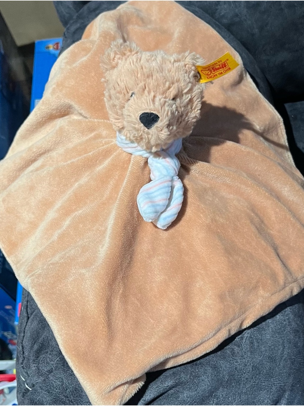 Beige Bear Comfort Blanket - Steiff